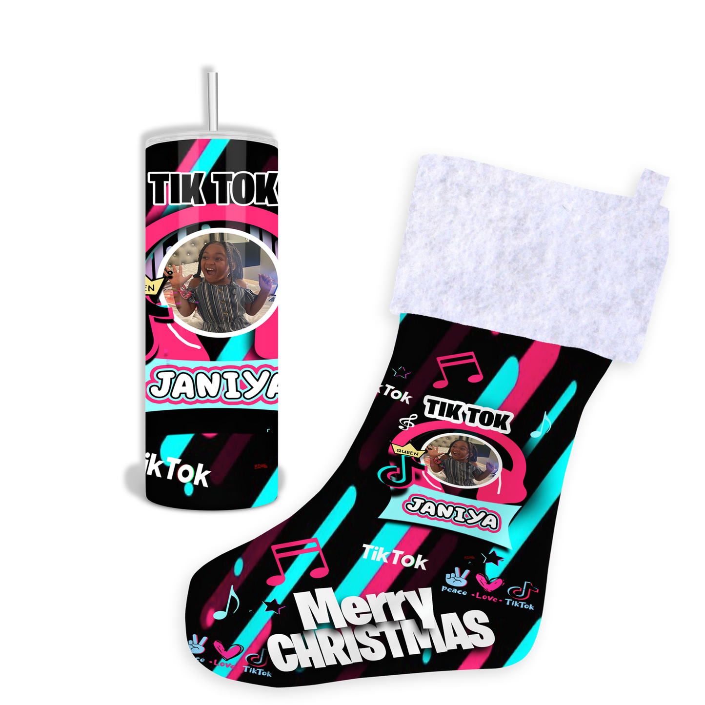 Christmas Stocking and Cup Package